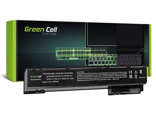 Laptop Battery for HP ZBook 15 G1 15 G2 17 G1 17 G2   AR08 AR08X   14,4V  4400mAh  GREEN CELL 