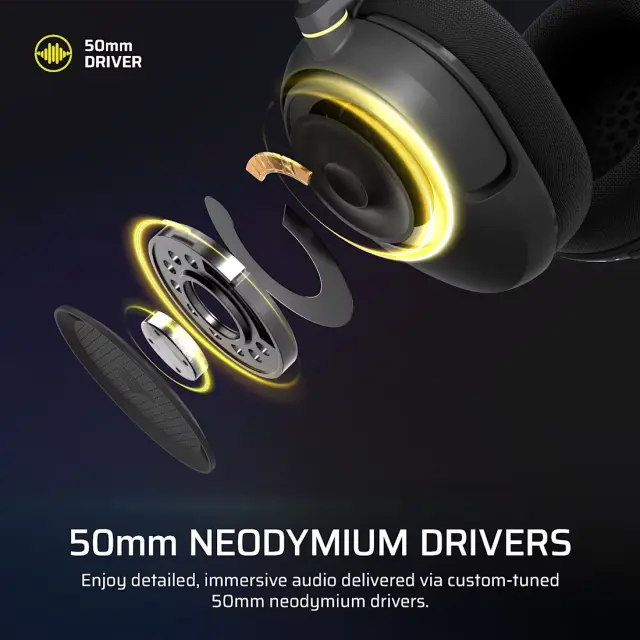 Геймърски безжични слушалки Corsair HS35 v3 Carbon 