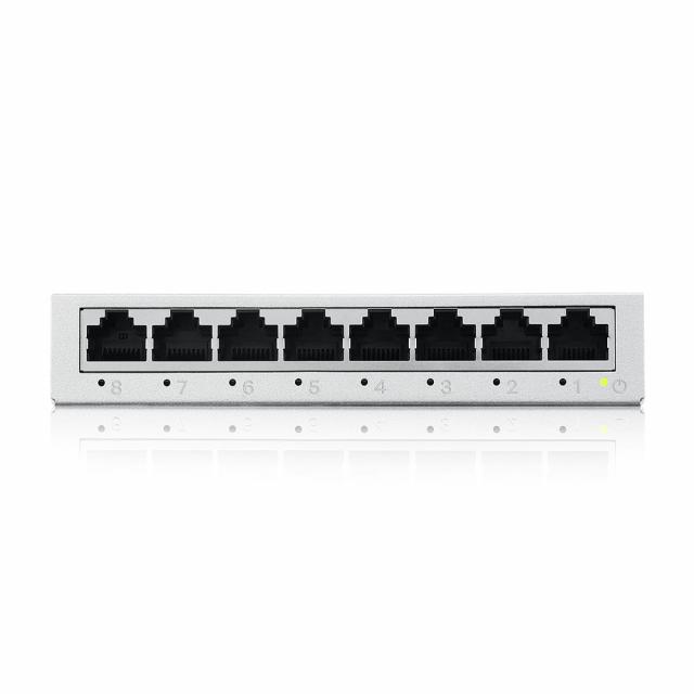 Switch ZYXEL GS-108B v5, 8 Ports, Gigabit, Metal housing 