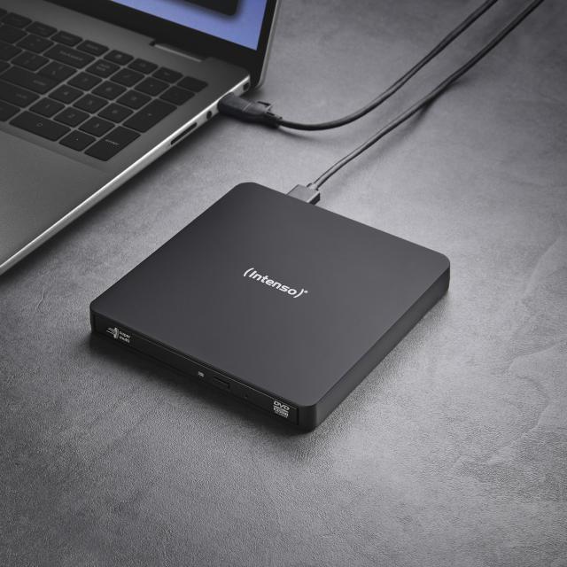 Записващо устройство Slim Intenso EOD400D, външно/external usb 3,2, черно 