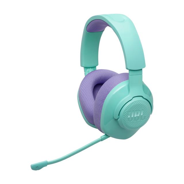 Геймърски безжични слушалки с микрофон  JBL Quantum 360 Cyan 