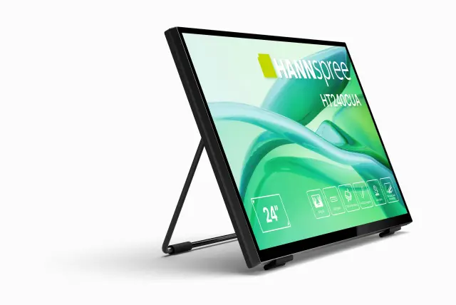 Портативен тъч Монитор Hanspree HT240CUA - 23.8" VA FHD(1920x1080), HDMI, USB-C 