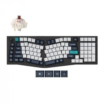 Механична клавиатура Keychron Q13 Max Carbon Black - Wireless, Jupiter Brown