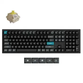 Wireless Mechanical Keyboard Keychron Q6 Ultra 8K Black - Silk POM Switch Banana