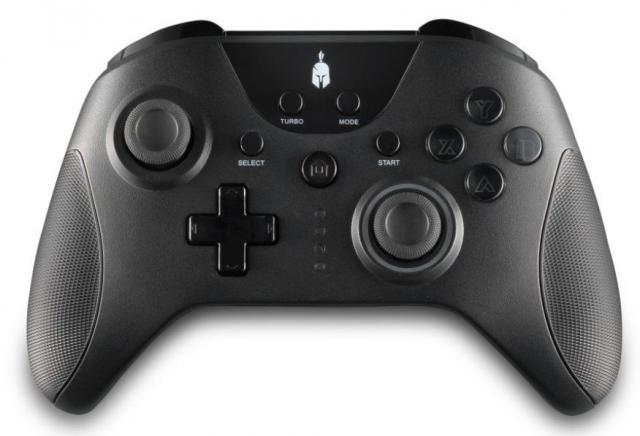 Gamepad wireless Spartan Gear Aspis 4, pentru PC si PS4, Negru 