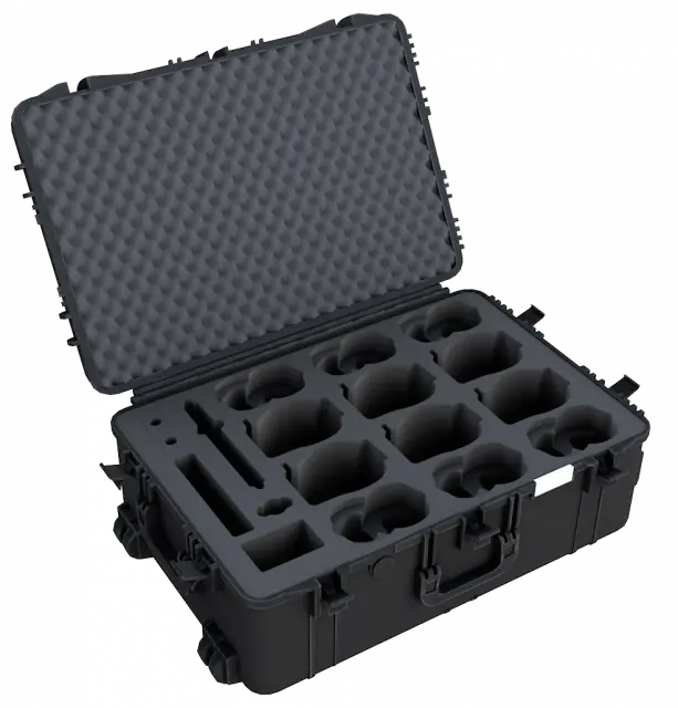 VR Expert Set of 6 PICO Neo 3 VR headsets, case, router, tablet and accessories 