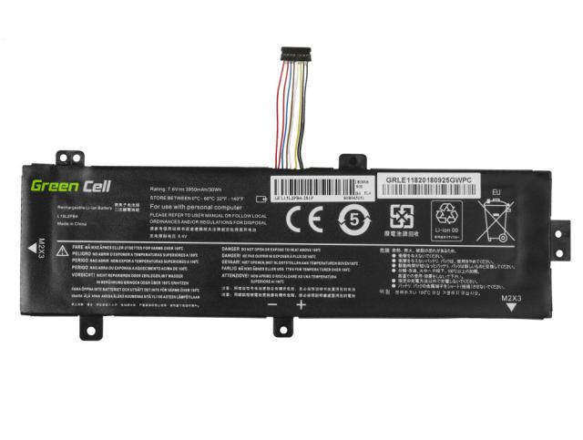 Laptop Battery for  Lenovo L15C2PB3 L15L2PB4 L15M2PB3 L15S2TB0 for Lenovo Ideapad 310-15 IAP 310-15IKB 310-15ISK 510-15IKB 510-15ISK 7,6V 3500mAh  GREEN CELL 