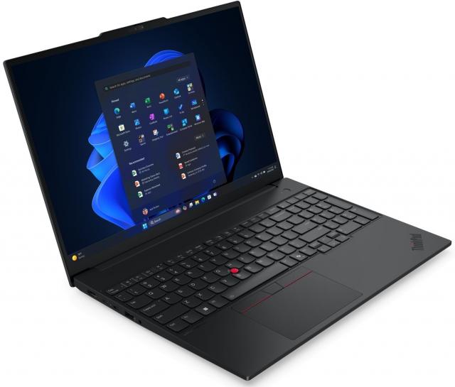 Лаптоп Lenovo ThinkPad E16 G3 - 16" IPS WUXGA (1920x1200), Intel Core Ultra 7 255H, 16C (up to 5.1GHz, 24MB), 32GB DDR5-5600, 1TB SSD 