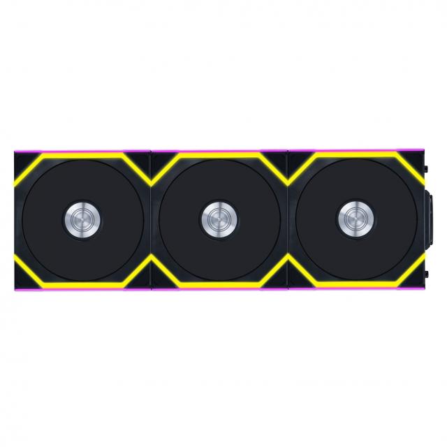 3Pack Fans Lian Li UNI FAN SL Wireless ARGB PWM - 120 mm Black + Controller 