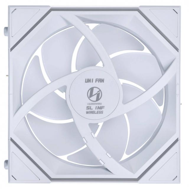 Вентилатор Lian Li UNI FAN SL-INF Wireless ARGB PWM - 120 mm Бял 