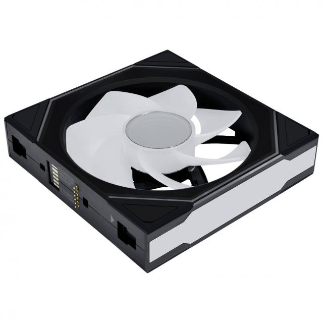 Lian Li UNI FAN SL-INF Wireless ARGB PWM Fan - Reverse Blade, 120 mm Black 