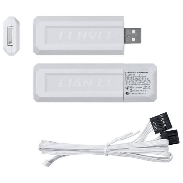 3Pack Fans Lian Li UNI FAN SL-INF Wireless ARGB PWM- 120 mm White + Controller 