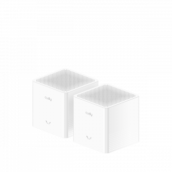 Безжична Mesh система Cudy M1200 2, AC1200 Dual Band, 2.4/5 GHz, 300 -  867 Mbps, 2 броя