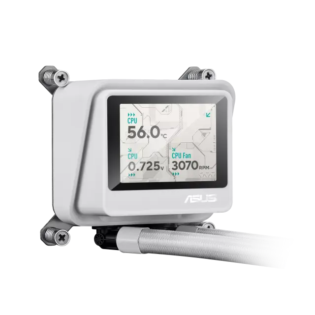 All-in-One Cooler ASUS MAX Gaming LC 360 ARGB LCD White Edition 