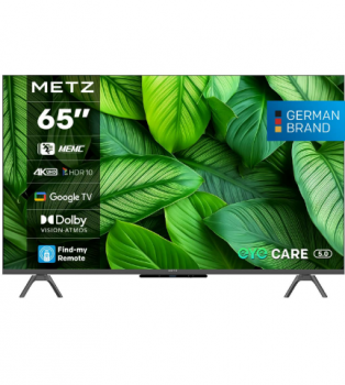 METZ TV 65" UHD LED SMART TV, 4K, Google TV, Frameless
