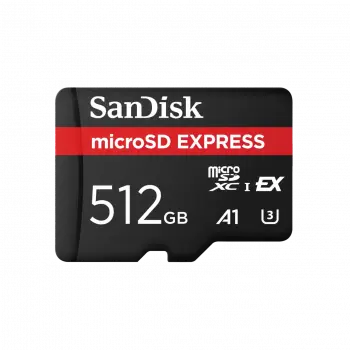 SanDisk Карта памет microSDXC Express Card 512Gb UHS-I , UHS-II