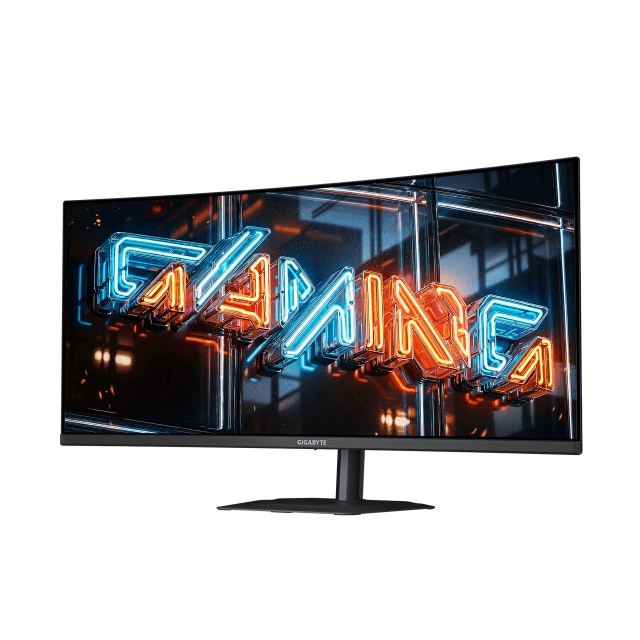 Гейминг монитор GIGABYTE MO34WQC36 - 34" QD-OLED Curve WQHD(3440x1440), 360Hz, 0.03ms, G-Sync, FreeSync Premium Pro 