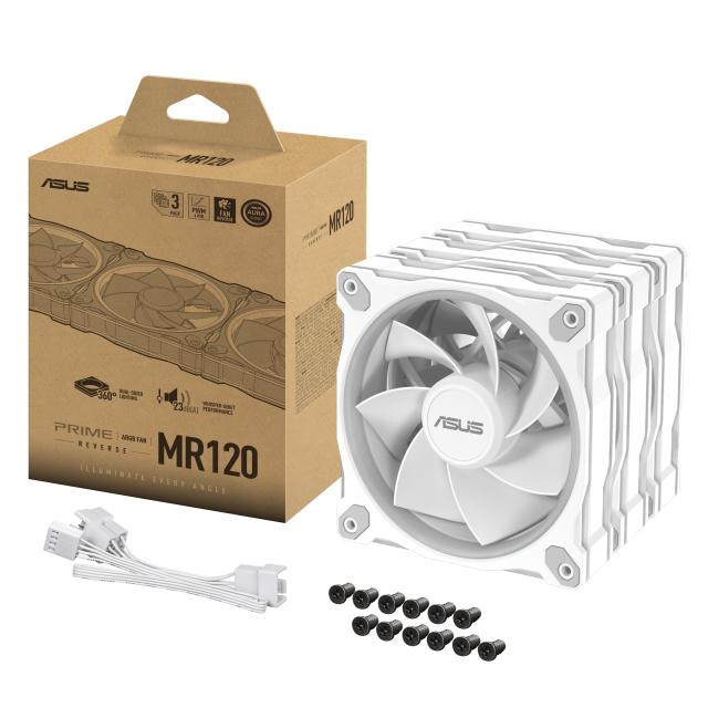 ASUS Prime MR120 Reverse ARGB Fan - Triple Pack 