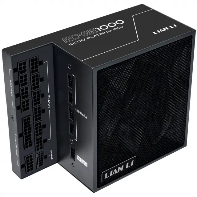 Захранващ блок Lian Li EDGE EG1000 Black 1000W 80+ Platinum PCIe 5.1, ATX 3.1 