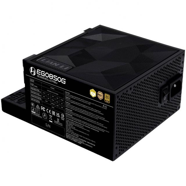 Захранващ блок Lian Li EDGE EGO850 Black 850W 80+ Gold PCIe 5.1, ATX 3.1 