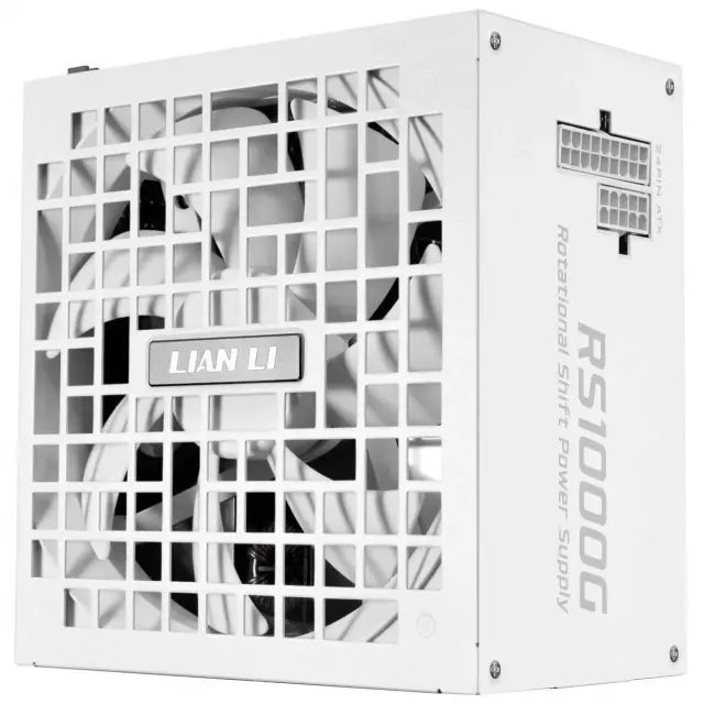 Захранващ блок Lian Li RS 1000W 80+ Gold PCIe 5.1, ATX 3.1, RS Hub - Бял 