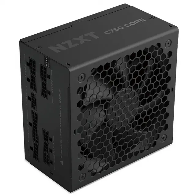 Power Supply NZXT C750 Core 750W 80+ Gold ATX 3.1 PCIe 5.1 - Fully Modular 