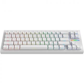 Gaming Wireless Mechanical Keyboard Nubi NK68HE White - Hall Effect