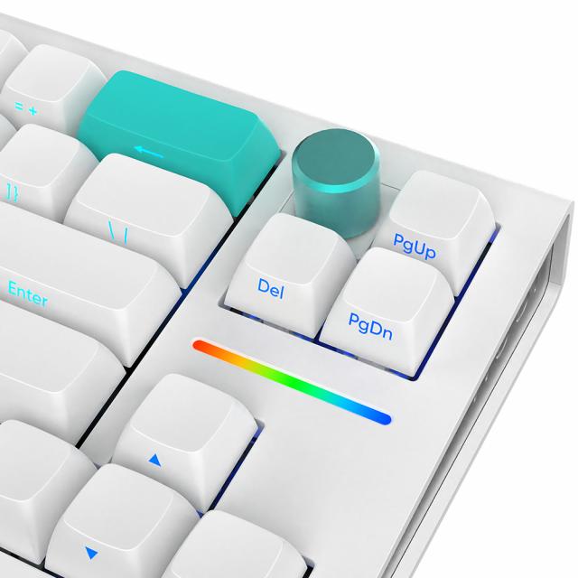 Gaming Wireless Mechanical Keyboard Nubi NK68 PRO - White 