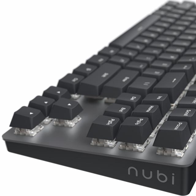 Gaming Mechanical Keyboard Nubi NK87 Black TKL - G3MS Sapphire V2 Switches, ABS 