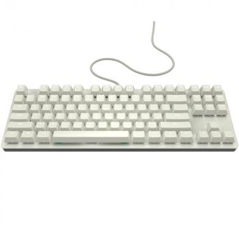 Gaming Mechanical Keyboard Nubi NK87 White TKL - G3MS Sapphire V2 Switches, ABS