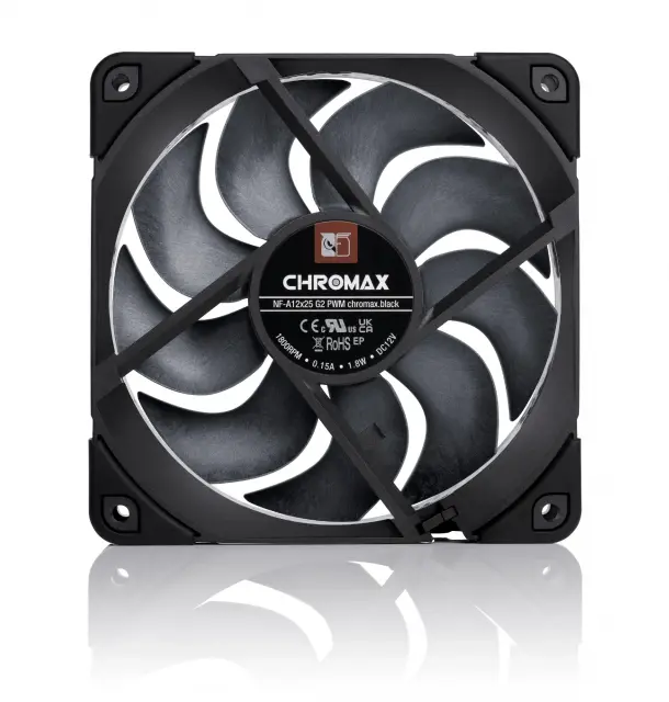 Fan Noctua NF-A12x25 G2 PWM chromax.black, 120mm 