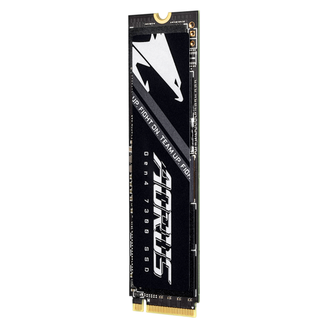 SSD Gigabyte AORUS Gen4 7300 2 To - Vitesse Lecture 7300 Mo/s, écriture 6850 Mo/s - NVMe M.2 2280
