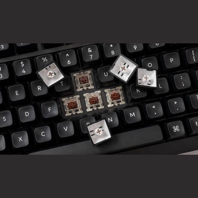 Keychron Double Shot KSA PBT Keycap Full Keycap Set 137 Keycaps - Black