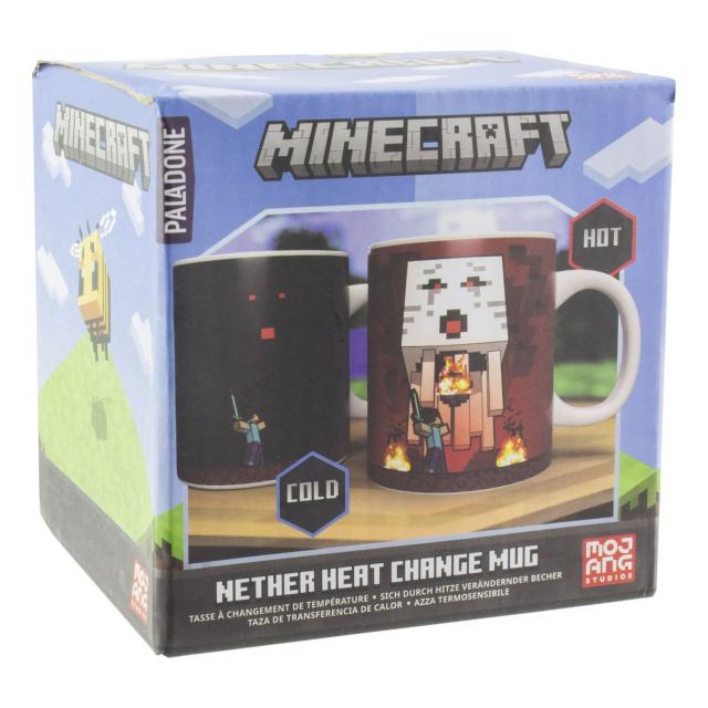 Чаша с термо ефект Paladone Minecraft Nether Heat Change Mug, PP10590MCF 