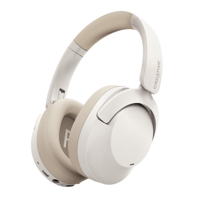 Безжични слушалки Creative Zen Hybrid 2 - Cream 