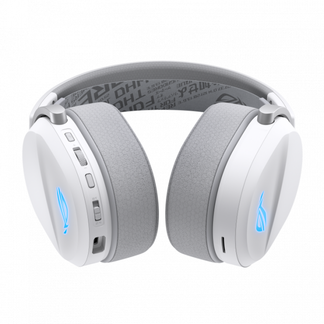 Gaming Wireless Headphones ASUS ROG Pelta White - USB-C, Aura Sync RGB 