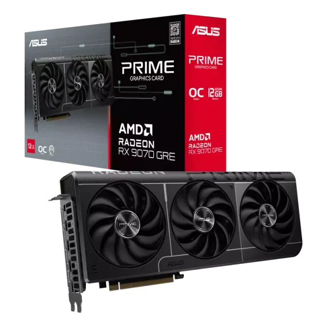 Видео карта ASUS PRIME RADEON RX 9070 GRE OC 12GB GDDR6 