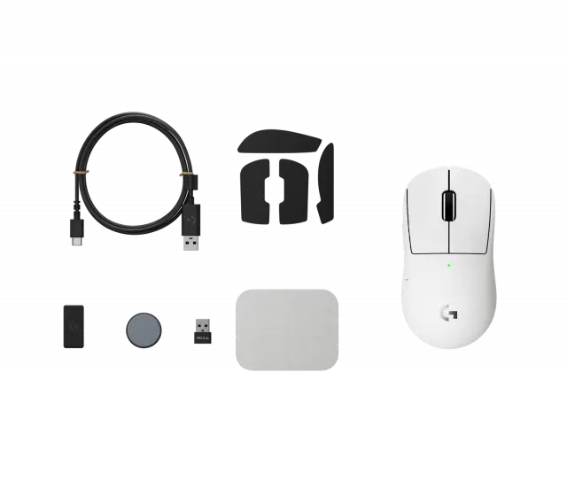 Wireless Mouse Logitech G Pro X Superlight 2c compact, white 