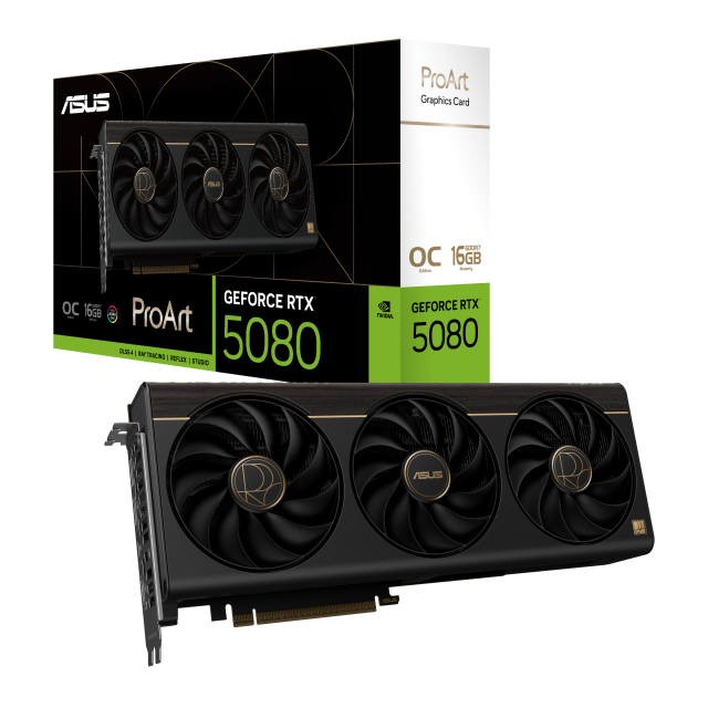 Видео карта ASUS ProArt GeForce RTX 5080 16GB GDDR7 OC Edition 