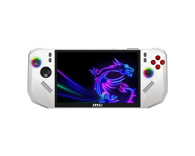Игрова конзола MSI CLAW A8 BZ2EM-057GR - 8" IPS FHD+(1920x1200) 120Hz VRR, 24GB LPDDR5x, 1TB SSD, Windows 11 Home - Polar Tempest 