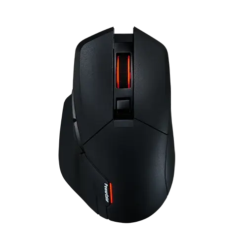 Геймърска безжична мишка PowerColor ALPHYN AM10 - Black 