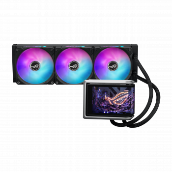 CPU AIO Liquid Cooler ASUS ROG Ryuo IV 360 ARGB 6.67" Curved AMOLED Display