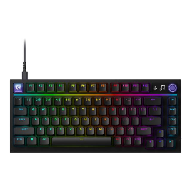 Геймърска механична клавиатура Logitech G316 X 75 - Hot-Swappable Tactile Switch - Черен 