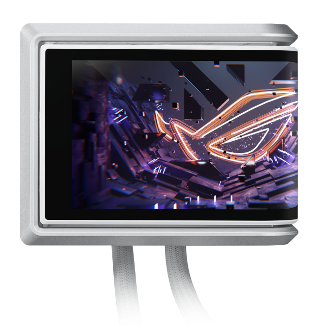 CPU AIO Liquid Cooler ASUS ROG Ryuo IV 360 ARGB White Edition 6.67" Curved AMOLED Display 