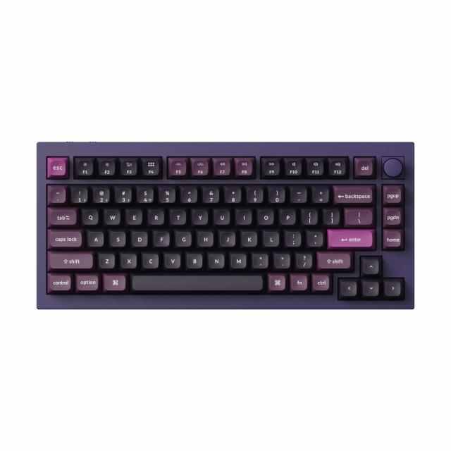 Wireless Mechanical Keyboard Keychron Q1 MAX Gateron Jupiter Red Switch - Purple 