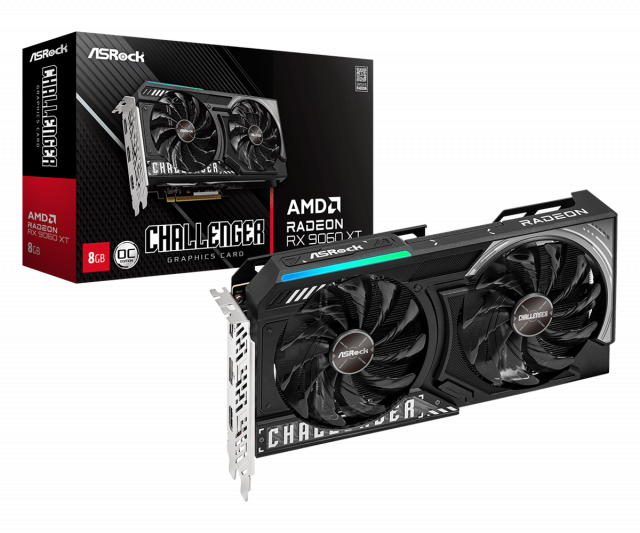 Видео карта ASRock RADEON RX 9060 XT Challenger 8GB OC GDDR6 
