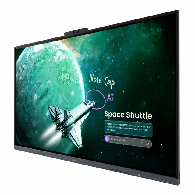 Интерактивен дисплей BenQ RE8605AC, 86", вградена 4K камера, WiFI6, 2x30W 