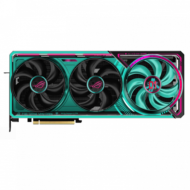 Graphic card ASUS ROG ASTRAL RTX 5080 OC 16GB GDDR7 Hatsune Miku Edition 