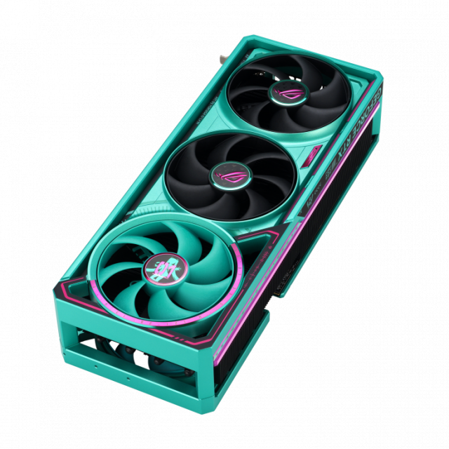 Graphic card ASUS ROG ASTRAL RTX 5080 OC 16GB GDDR7 Hatsune Miku Edition 