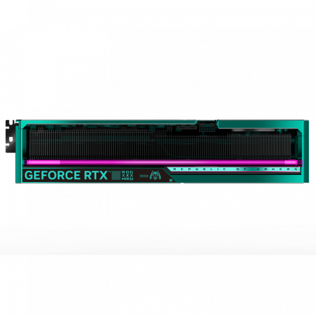 Graphic card ASUS ROG ASTRAL RTX 5080 OC 16GB GDDR7 Hatsune Miku Edition 